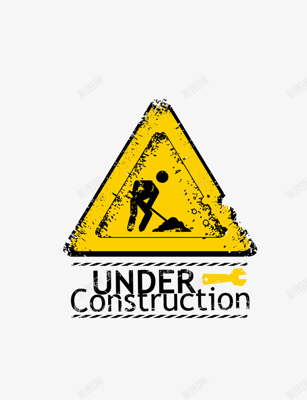 黄色前方施工道路指示牌矢量图eps免抠素材_新图网 https://ixintu.com 前方道路指示牌 施工道路指示牌素材 矢量道路指示牌 黄色道路指示牌 矢量图