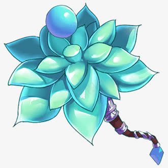 扁平手绘质感合成蓝色的荷花png免抠素材_新图网 https://ixintu.com 合成 扁平 荷花 蓝色 质感