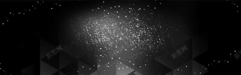 暗黑psd设计背景_新图网 https://ixintu.com 几何 星光 海报banner 渐变 纹理 质感 黑色
