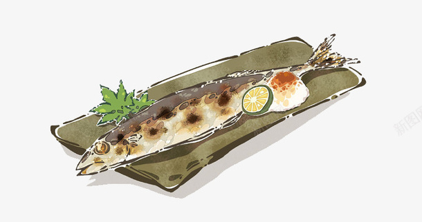 秋刀鱼png免抠素材_新图网 https://ixintu.com 料理 秋刀鱼 美食 鱼