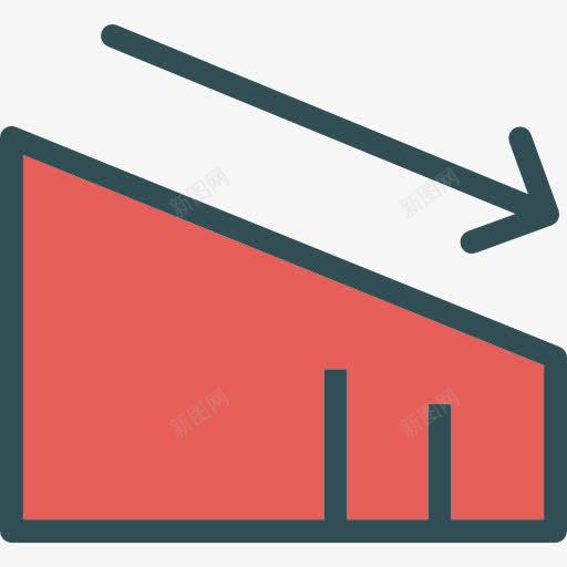 损失图标png_新图网 https://ixintu.com 业务 商业和金融 图 箭头 统计损失