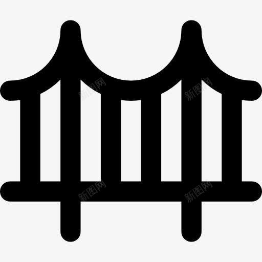桥图标png_新图网 https://ixintu.com 建筑 建筑工程 景观 桥梁 河