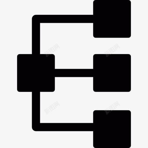 并行任务图标png_新图网 https://ixintu.com 并行任务 树 界面 组织 连接