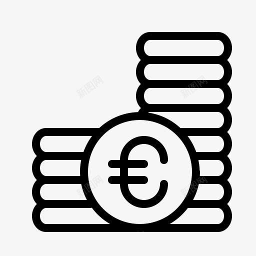 硬币硬币货币欧元金融钱价格货币图标png_新图网 https://ixintu.com Coin coins currency euro financial money price 价格 欧元 硬币 货币 金融 钱
