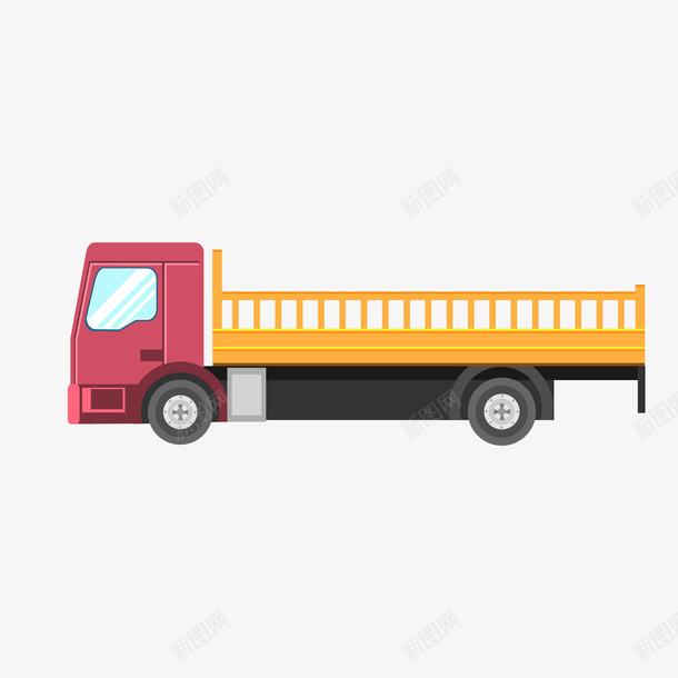 卡通工地的施工车辆矢量图ai免抠素材_新图网 https://ixintu.com 交通工具 卡通 施工车 红色 车辆设计 矢量图