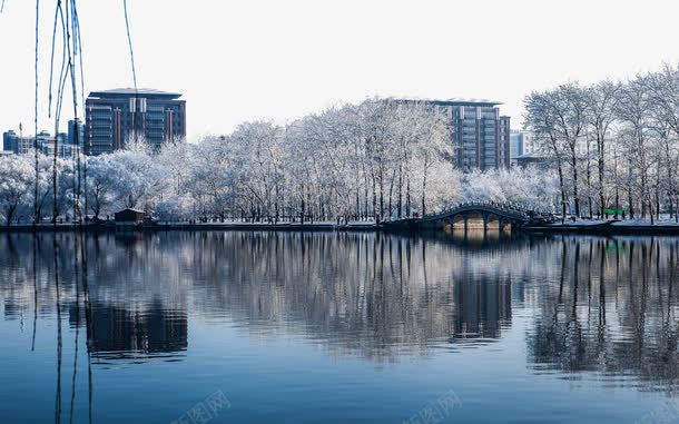 北京玉渊潭雪景二png免抠素材_新图网 https://ixintu.com 名胜古迹 旅游风景 著名建筑