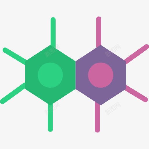 细胞图标png_新图网 https://ixintu.com 教育 生物学 科学 细胞