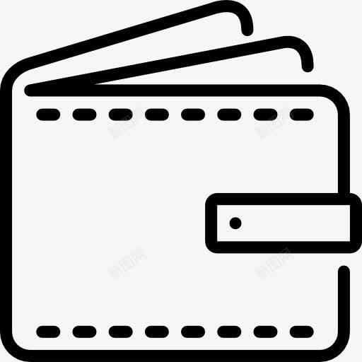 钱标图标png_新图网 https://ixintu.com 卡 商务和购物 夹 皮夹 笔记 钱 钱包