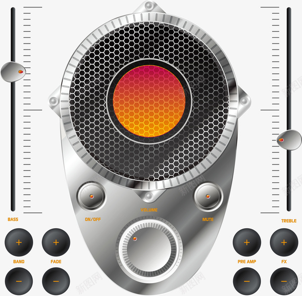 调音按钮png免抠素材_新图网 https://ixintu.com 加减符号 矢量调音 矢量音乐 调音按钮 音乐 音乐加减