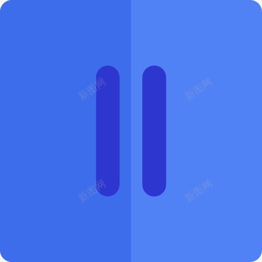 暂停图标png_新图网 https://ixintu.com 多媒体 多媒体选项 暂停 视频播放器 迹象 音乐播放器