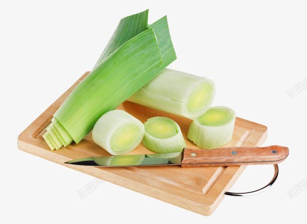 砧板食物png免抠素材_新图网 https://ixintu.com 一捆 大葱 生食 砧板食物 营养
