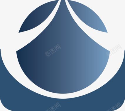 蓝色科技logo图矢量图图标图标