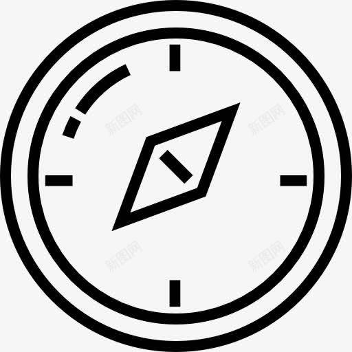罗盘图标png_新图网 https://ixintu.com 位置 基本要点 定位 工具和用具 指南针 方向 杂