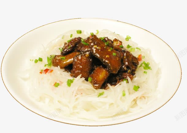 萝卜丝煎带鱼png免抠素材_新图网 https://ixintu.com 传统美食 带鱼 白萝卜丝煎带鱼 萝卜丝 餐饮美食 鱼