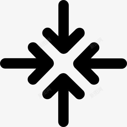 减少图标png_新图网 https://ixintu.com 多媒体选项 定位 最小化 界面 箭头方向