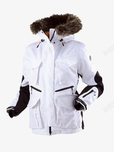 白色滑雪服png免抠素材_新图网 https://ixintu.com 保暖 滑雪服 白色