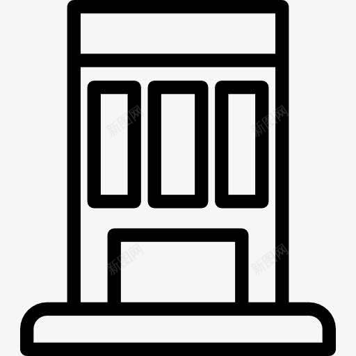 车库图标png_新图网 https://ixintu.com 停车场 商业 建筑物 汽车 车库 车辆