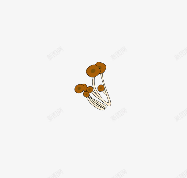 卡通手绘茶树菇png免抠素材_新图网 https://ixintu.com 儿插茶树菇 卡通茶树菇 茶树菇 菌插画