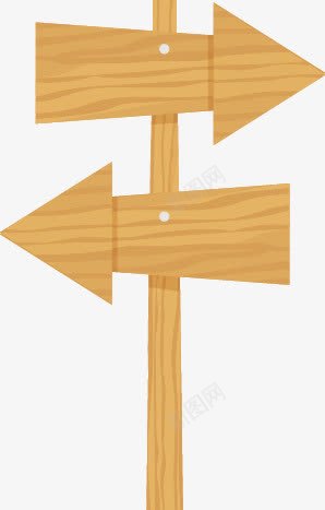 手绘木牌png免抠素材_新图网 https://ixintu.com 手绘 指示牌 木牌 箭头