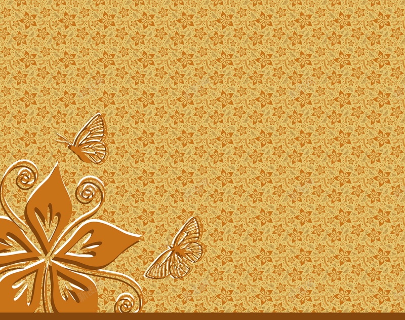 花朵蝴蝶矢量图ai设计背景_新图网 https://ixintu.com 底纹 纹理 花朵 花纹 蝴蝶 质感 矢量图