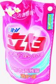 紫色立白洗衣液包装袋装png免抠素材_新图网 https://ixintu.com 包装 洗衣 紫色 袋装