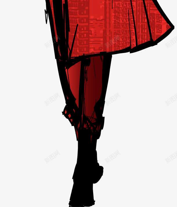 时尚模特美女矢量图ai免抠素材_新图网 https://ixintu.com 女人 时尚 模特 水彩 美女 走秀 矢量图