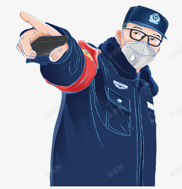 警察抗疫工作者png免抠素材_新图网 https://ixintu.com 五一 劳动 工作 警察