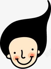 可爱手绘人物头像png免抠素材_新图网 https://ixintu.com 人物 可爱 头像