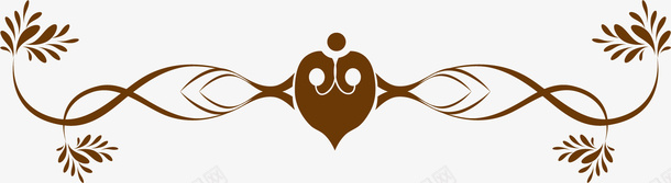 棕色文档边框装饰条png免抠素材_新图网 https://ixintu.com 文档 棕色 装饰条 边框