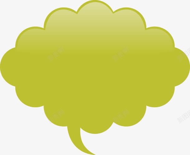 花边形状对话框png免抠素材_新图网 https://ixintu.com 云团 卡通 可爱