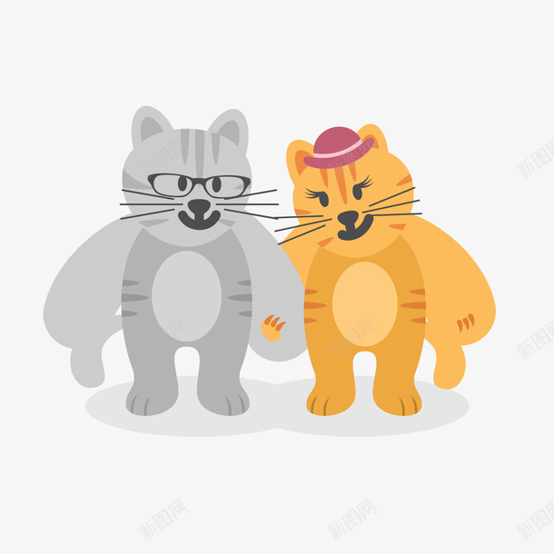 卡通老虎矢量图eps免抠素材_新图网 https://ixintu.com 动物 动物插画 卡通 卡通动物 可爱动物 小动物 老虎 矢量图