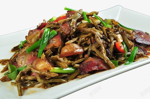腊肉炒菜png免抠素材_新图网 https://ixintu.com 四川腊肉 烤肉 美食 肉类 腊肉片 腊肉菜