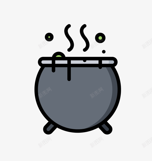 灰色水缸可爱童话图标png_新图网 https://ixintu.com 冒气 可爱 小型 小巧 故事 气泡 水缸 灰色 热气腾腾 童话 童话故事图标 食物冒气