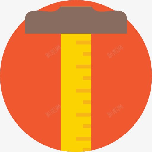 尺图标png_新图网 https://ixintu.com 尺 测量 用具 编辑工具