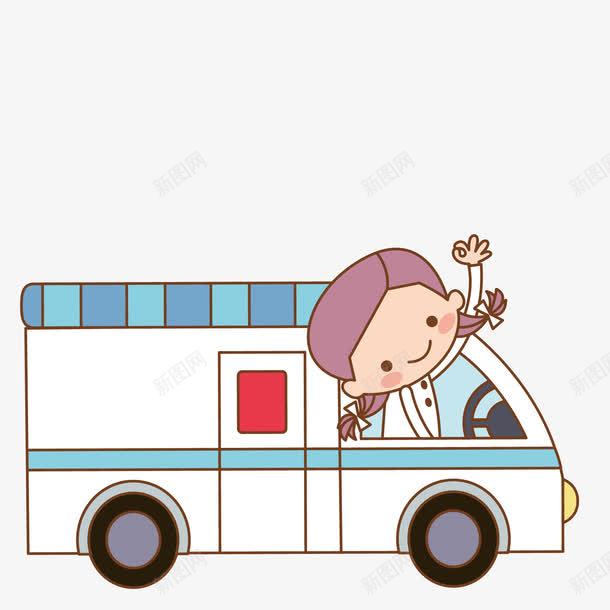 开救护车的女医生png免抠素材_新图网 https://ixintu.com 医生 医疗 救护