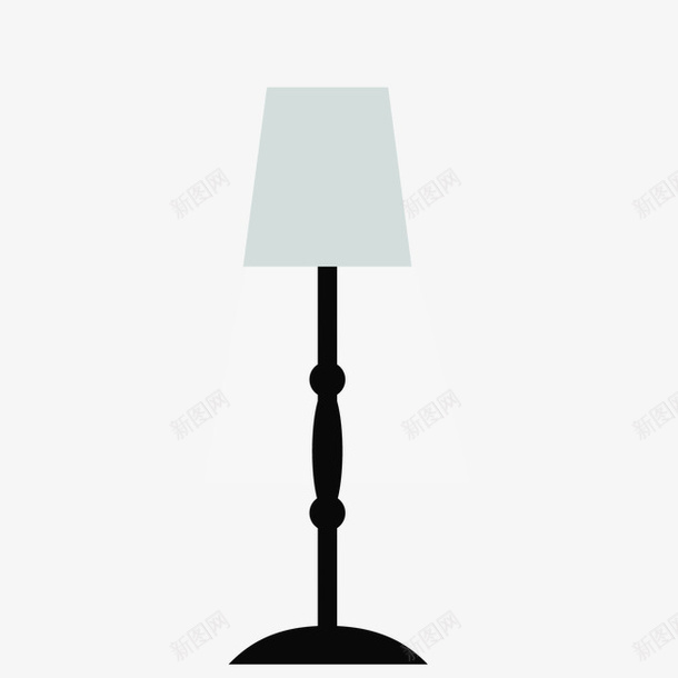 扁平台灯png免抠素材_新图网 https://ixintu.com 卧室台灯 日常用品 灯具