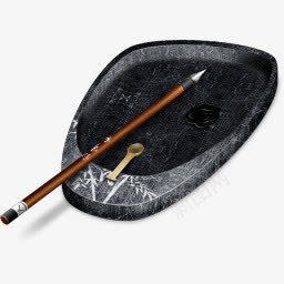 笔墨砚图标装饰png_新图网 https://ixintu.com 图标 墨砚 素材 装饰