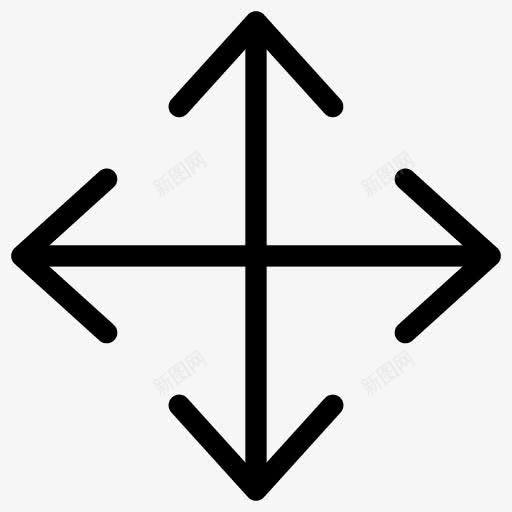 光标移动2图标png_新图网 https://ixintu.com cursor move 光标 移动