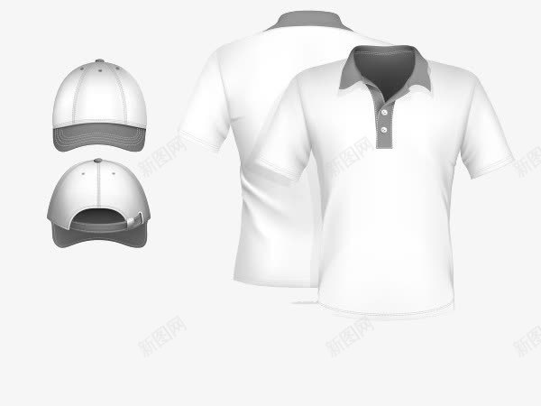 棒球服棒球帽png免抠素材_新图网 https://ixintu.com 帽子 棒球 棒球衫 模板 衣服