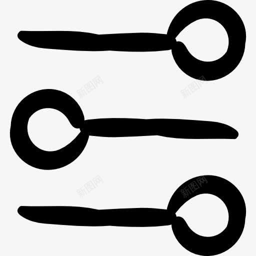 水平图标png_新图网 https://ixintu.com 多媒体界面 多媒体选项 水平 设置 选项 音乐播放器