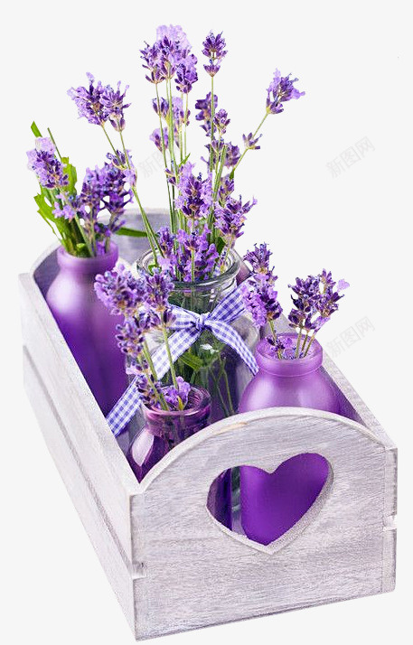 紫色薰衣草png免抠素材_新图网 https://ixintu.com 卡通 手绘 紫色 薰衣草 鲜花