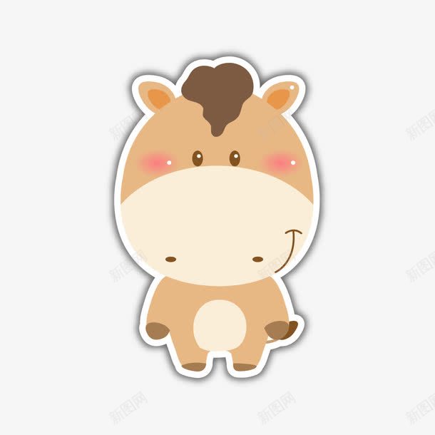 可爱小牛png免抠素材_新图网 https://ixintu.com 动物 十二生肖 可爱 牛 牛头 牛宝宝 生肖 萌萌的牛