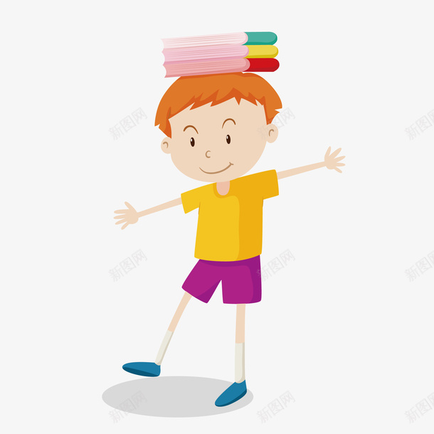 黄色衣服卡通小男孩矢量图eps免抠素材_新图网 https://ixintu.com 创意 卡通 图案 彩色 简约 衣服 装饰 设计 黄色 矢量图