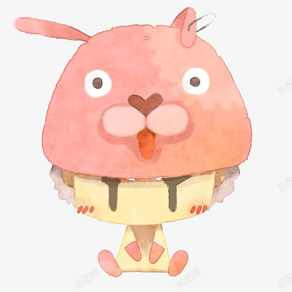 兔子头套png免抠素材_新图网 https://ixintu.com 兔子 头套 水彩 男生 粉红