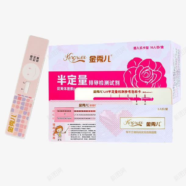 金秀排卵试纸png免抠素材_新图网 https://ixintu.com 产品实物 医药保健 排卵试纸 金秀儿