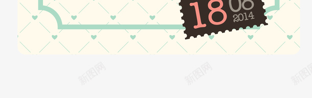 绿色清新爱心背景png免抠素材_新图网 https://ixintu.com 免抠PNG 图案 清新 爱心 绿色 背景 花纹 边框纹理