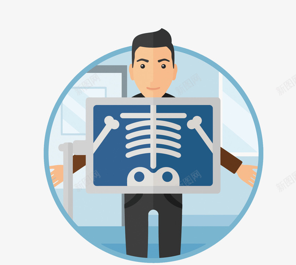 拍X光片的人矢量图eps免抠素材_新图网 https://ixintu.com X光片PNG矢量图 X光片免扣PNG图 医疗 卡通 手绘 矢量X光片 矢量图