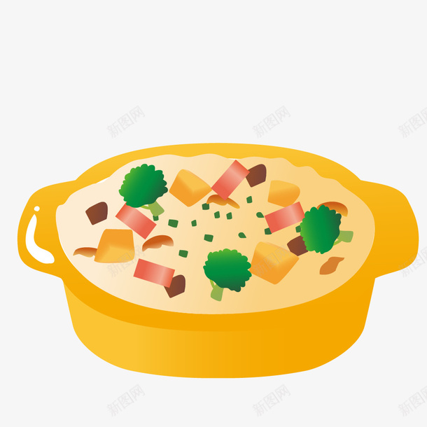 美味的蔬菜汤简图png免抠素材_新图网 https://ixintu.com 手绘 汤类 炖锅 美味的 美食 蔬菜 西兰花