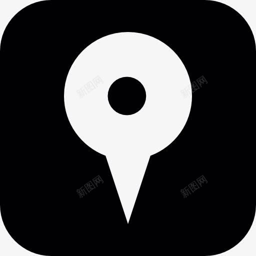 占位符符号在正方形的背景图标png_新图网 https://ixintu.com 地图和国旗 地图定位 地图指针 地图放置架 定位 指针位置 预留位置