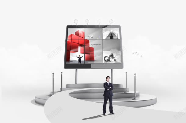 抱胸的企业家png免抠素材_新图网 https://ixintu.com 企业家 商务人士 抱胸 胸有成竹